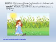 English powerpoint: The Wizard of Oz - Nice to meet you (Greeting) 