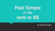 English powerpoint: Past Simple of the verb to be