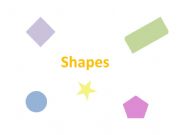 English powerpoint: Shapes A1-A2 LEVEL