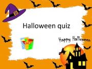 English powerpoint: Halloween quiz