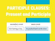 English powerpoint: Participle clauses