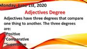 English powerpoint: ADJECTIVES