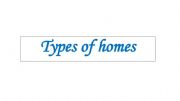 English powerpoint: types of houses