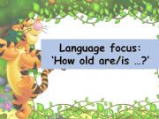 English powerpoint: How old - part 1