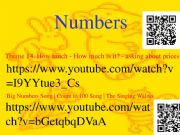 English powerpoint: numbers