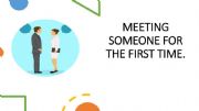 English powerpoint: Meeting someone for the first time