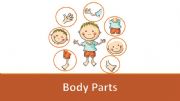 English powerpoint: body parts vocabulary and game