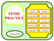 English powerpoint: TENSE PRACTICE