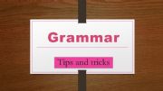 English powerpoint: Grammar review for bac students