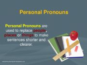 English powerpoint: Personal Pronouns