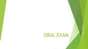English powerpoint: oral exam 1