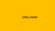 English powerpoint: ORAL EXAM 2
