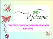 English powerpoint: Context Clues in Comprehension Reading