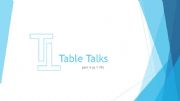 English powerpoint: Table Talks 4