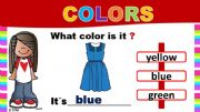 English powerpoint: What color is it?