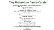 English powerpoint: Tiny Umbrella - Danny Casale