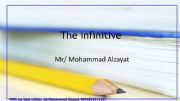 English powerpoint: The infinitive