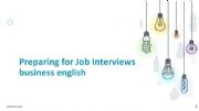 English powerpoint: Preparing for job interviews