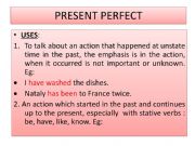 English powerpoint: PRESENT PERFECT SIMPLE
