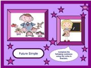 English powerpoint: Future Simple (game)