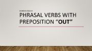 English powerpoint: Phrasal vedrbs with 