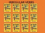 English powerpoint: irregular verbs memory game