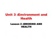 English powerpoint: smoking and health