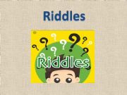 English powerpoint: Riddles