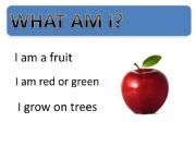 English powerpoint: WHAT AM I?