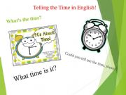 English powerpoint: Telling the time!
