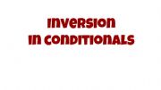 English powerpoint: Inversion with conditionals