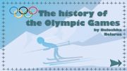 English powerpoint: The History of the Olympic Games