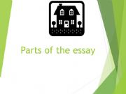 English powerpoint: Parts of an Essay