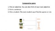 English powerpoint: Comparisons and opinions
