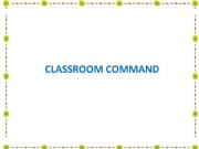 English powerpoint: Class command