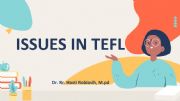 English powerpoint: Issues In TEFL