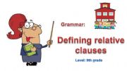 English powerpoint: Defining relative clauses