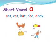English powerpoint: Long Vowel A words