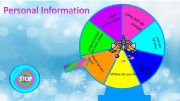 English powerpoint: PERSONAL INFORMATION ROULETTE