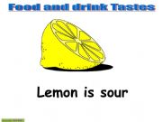 English powerpoint: food and drink tastes 