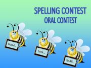 English powerpoint: Spelling Activity / Contest