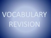 English powerpoint: Vocabulary game