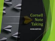 English powerpoint: Cornell notes