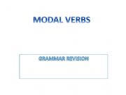 English powerpoint: Modal Verbs basic revision