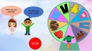 English powerpoint: Clothes wheel