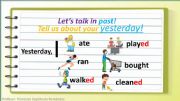 English powerpoint: Past simple (affirmative form) 