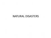 English powerpoint: Natural disasters