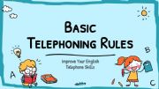 English powerpoint: Basic Telephoning Skills