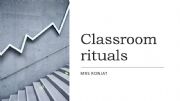 English powerpoint: Classroom rituals