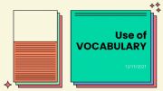 English powerpoint: Task Vocabulary